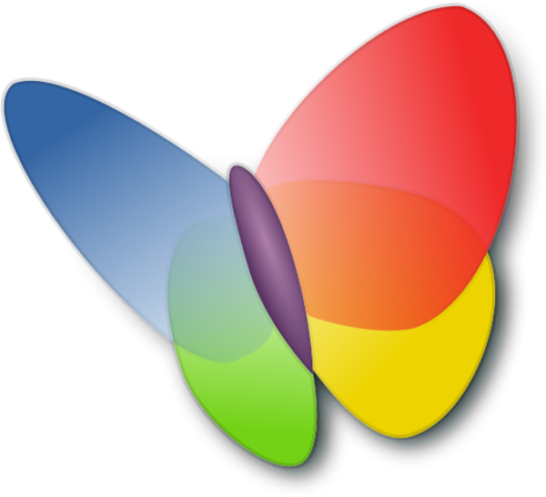 Msn Butterfly Logo - Logos With A Butterfly (600x546)