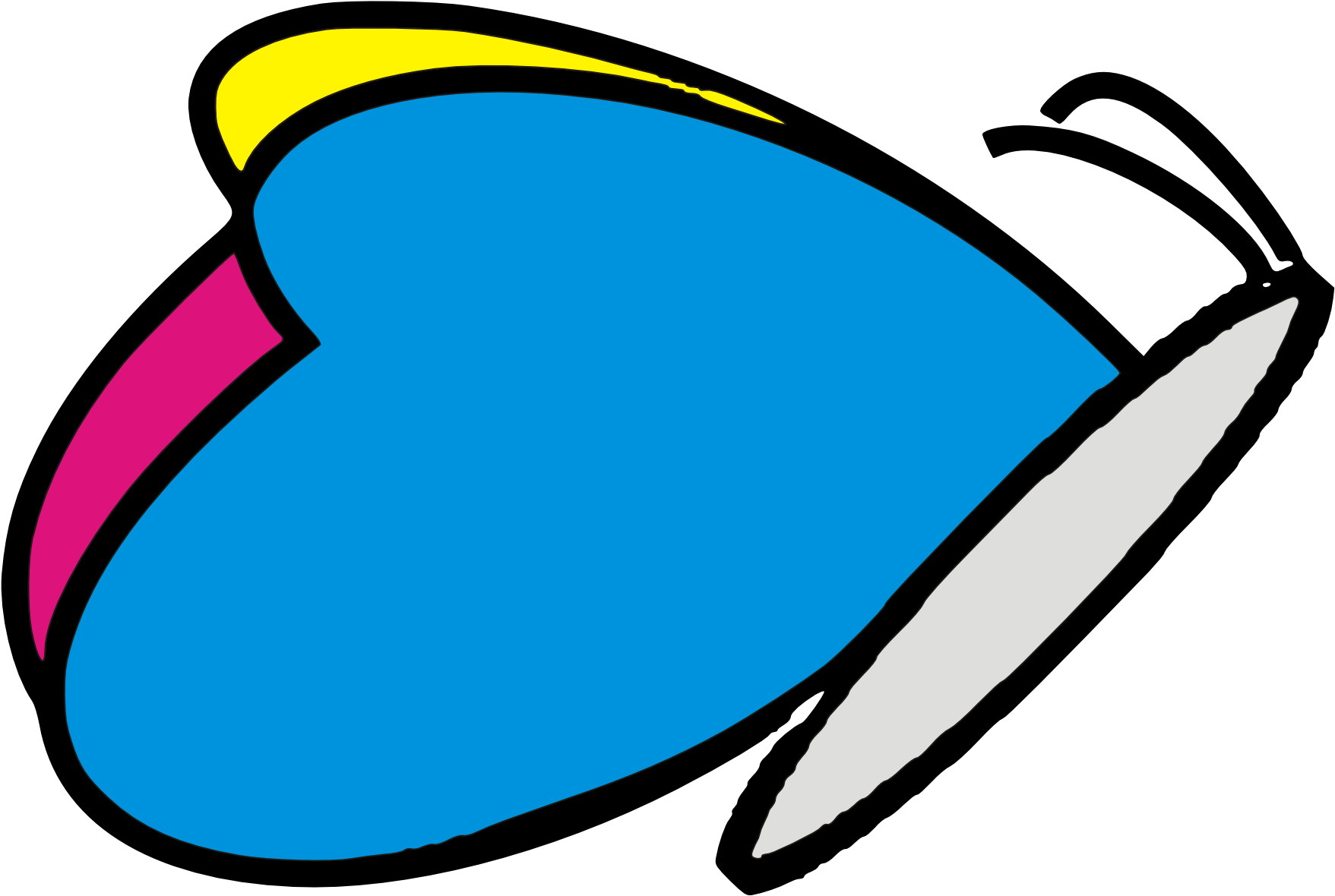 Simple Butterfly Svg Clip Arts 600 X 403 Px - Animasi Kupu Kupu Biru (1117x750)