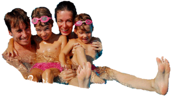 Swimming Pool Cleaning - Girl (419x543)