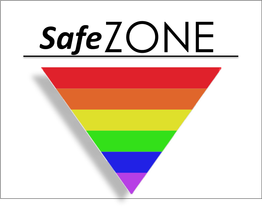 Safe Space Lgbt Sticker - Graphic Design (851x692)