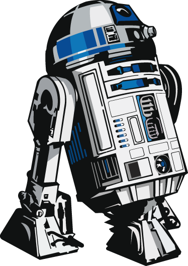 Color De Su Pared - R2d2 Decal (374x529)