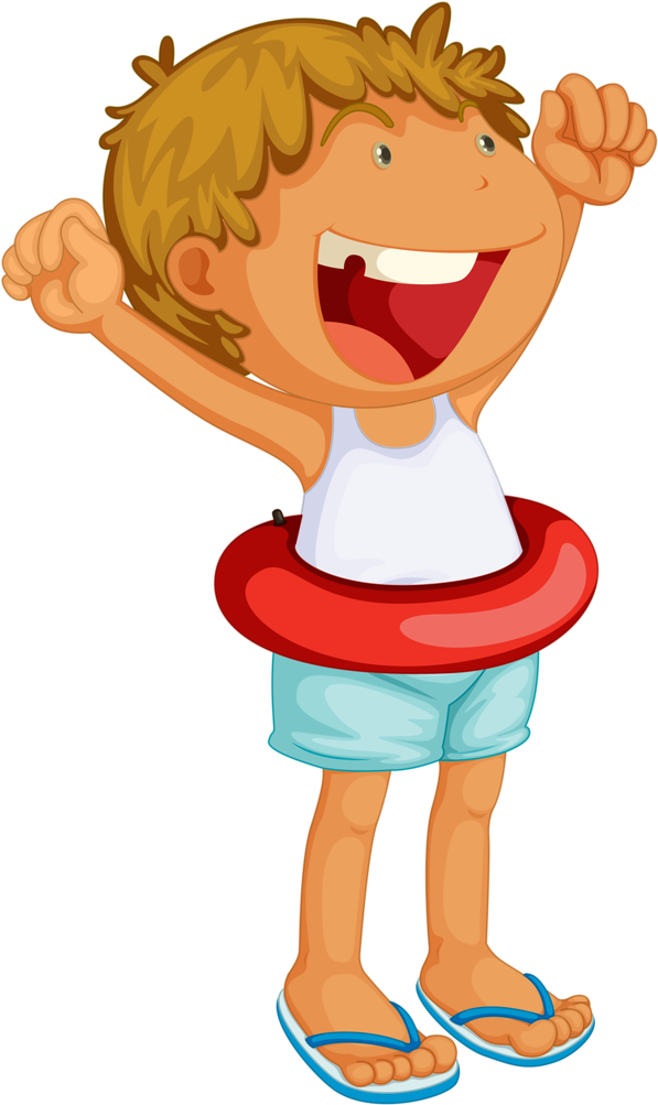 Praia * Piscina - Clip Art (603x1024)