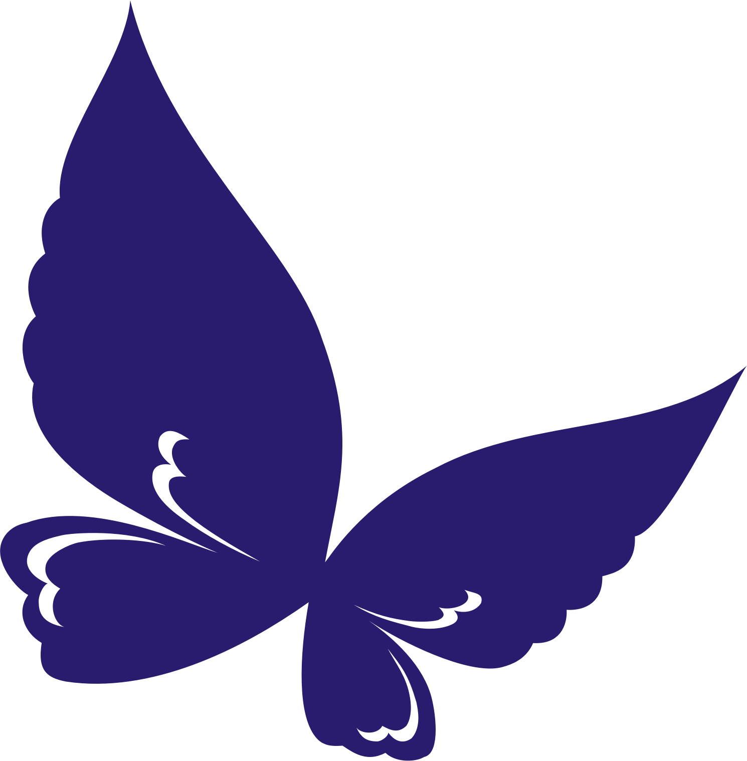 Dark Purple Butterfly Png (1490x1518)