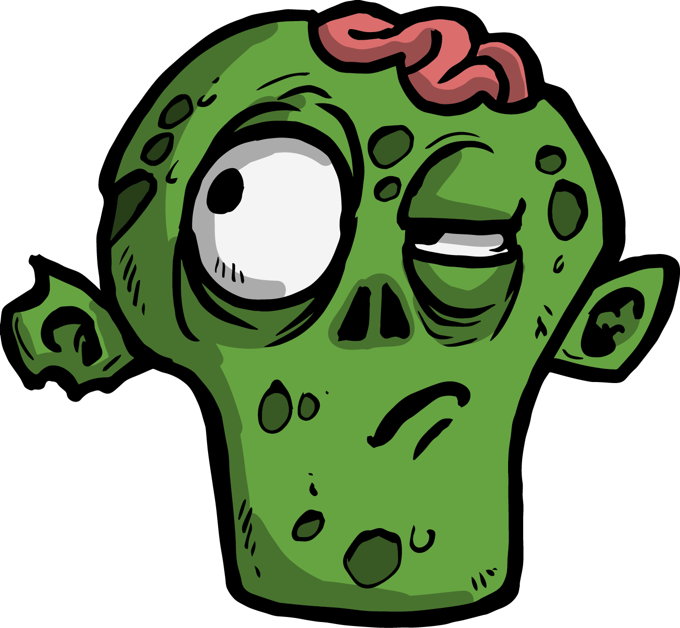 Zombie Png Transparent Picture - Zombies Con Fondo Blanco, Png Download - 1600x1