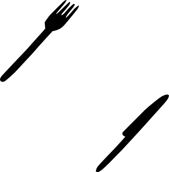 Clip Art Butter Knife (588x596)