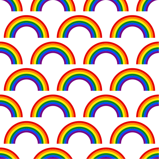 Seamless Pattern Rainbow Symbol In Lgbt Colors - Skittles Taste The Rainbow (550x550)