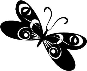 Birds And Butterflies Butterfly Drawing 18 Artwork - Drawing (519x346)