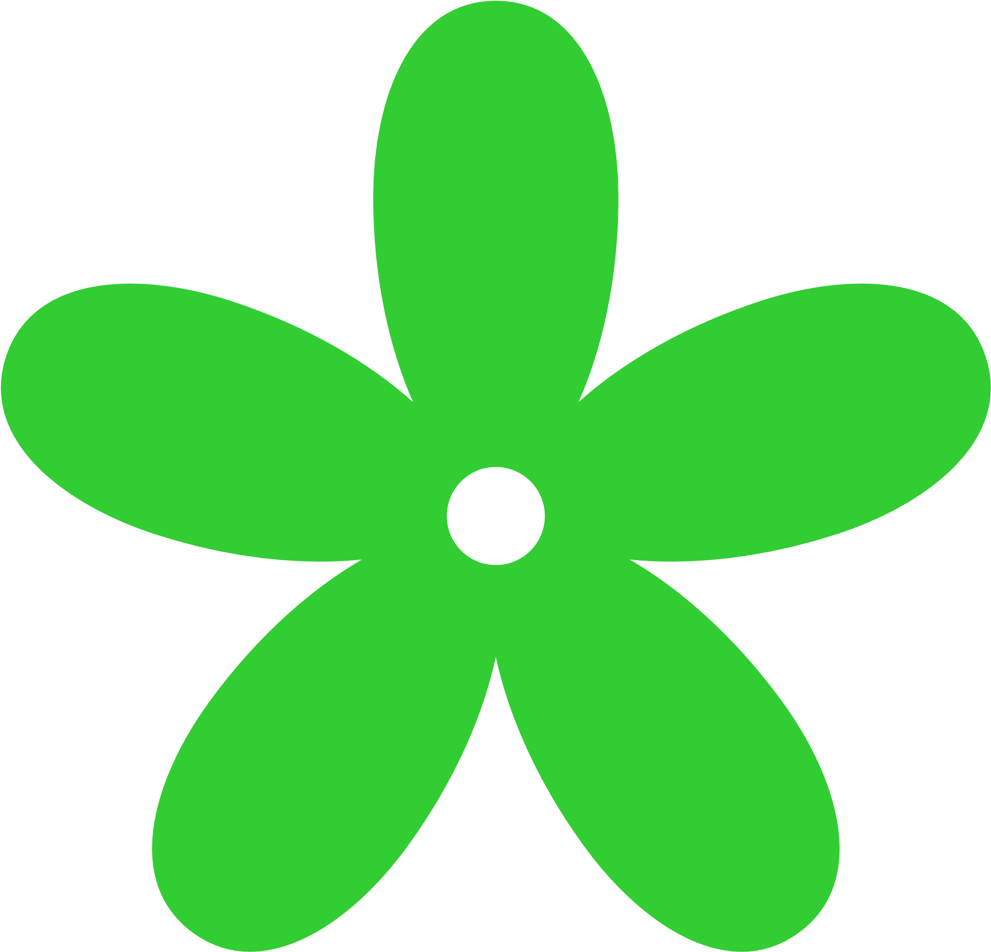 Green Butterfly Clip Art - Flower Clipart Png (1969x1952)