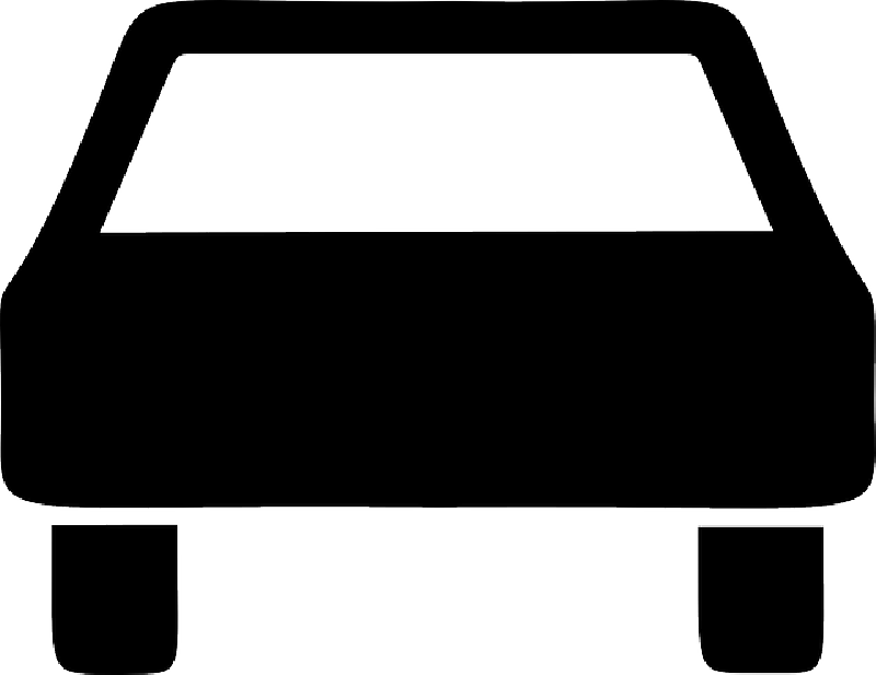 Cars Sign, Black, Icon, Symbol, Car, Symbols, Road, - Black And White Car Symbol (800x617)
