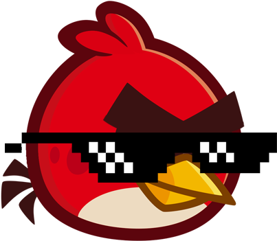 Angry Birds Blast Messages Sticker-5 - Angry Birds Blast Red (408x408)