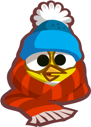 Angry Birds Blast Messages Sticker-1 - Angry Birds Blast Blue (408x408)