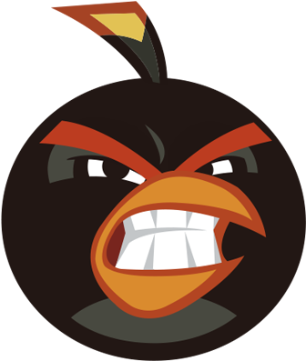 Angry Birds Blast Messages Sticker-4 - Angry Birds Blast Bomb (408x408)