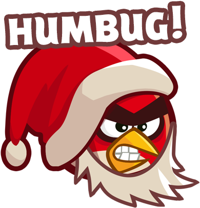 Angry Birds Blast Messages Sticker-2 - Angry Birds Blast Red (408x408)
