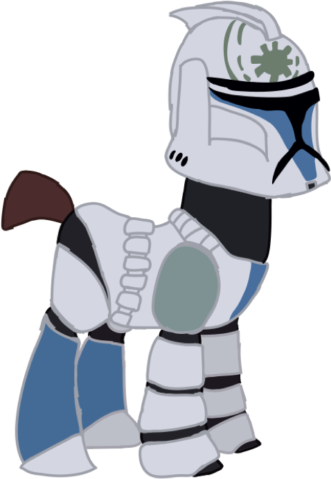 Jesse From Star Wars The Clone Wars In Mlp By Ripped-ntripps - Star Wars Clone Trooper My Little Pony (506x722)
