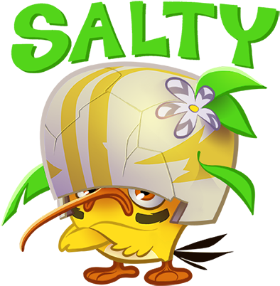Angry Birds Evolution Messages Sticker-1 - Yellow Angry Bird Evolution (408x408)