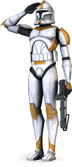 A Clone Trooper From The - Star Wars The Clone Wars Waxer (352x700)