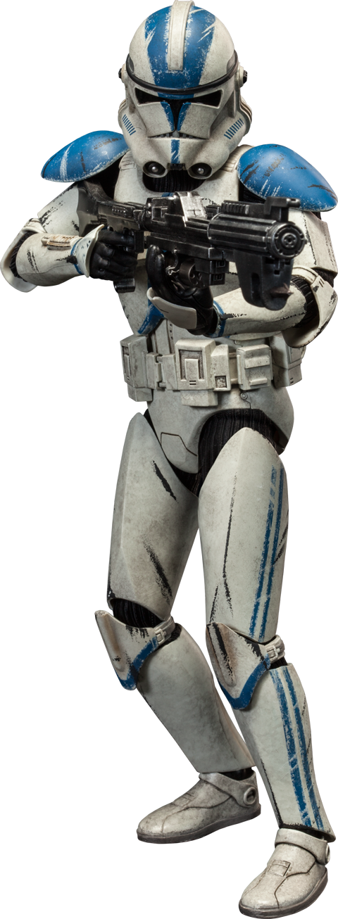 Borg - Clone Trooper Deluxe: 501st Star Wars Sixth Scale Figure (480x1306)