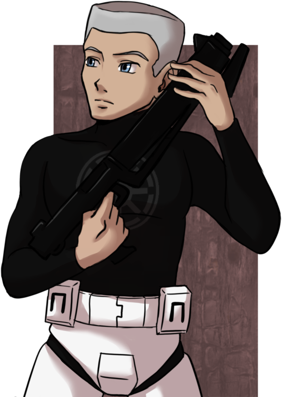 A Commissioned Drawing Of One Of My Clone Trooper Ocs, - Cartoon (600x835)