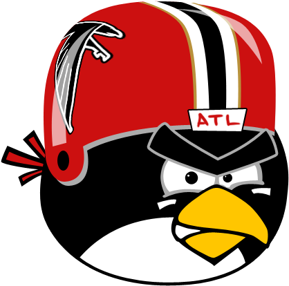 Download Image - Atlanta Falcons Angry Birds (433x439)