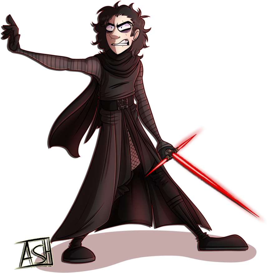 Kylo Ren By Ashesfordayz - Art (896x891)