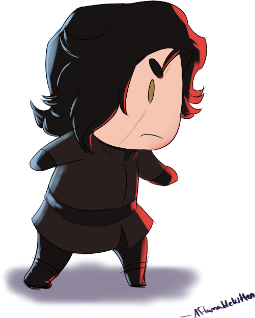 Chibi Kylo Ren By Aflamablekitten - January 20 (600x700)