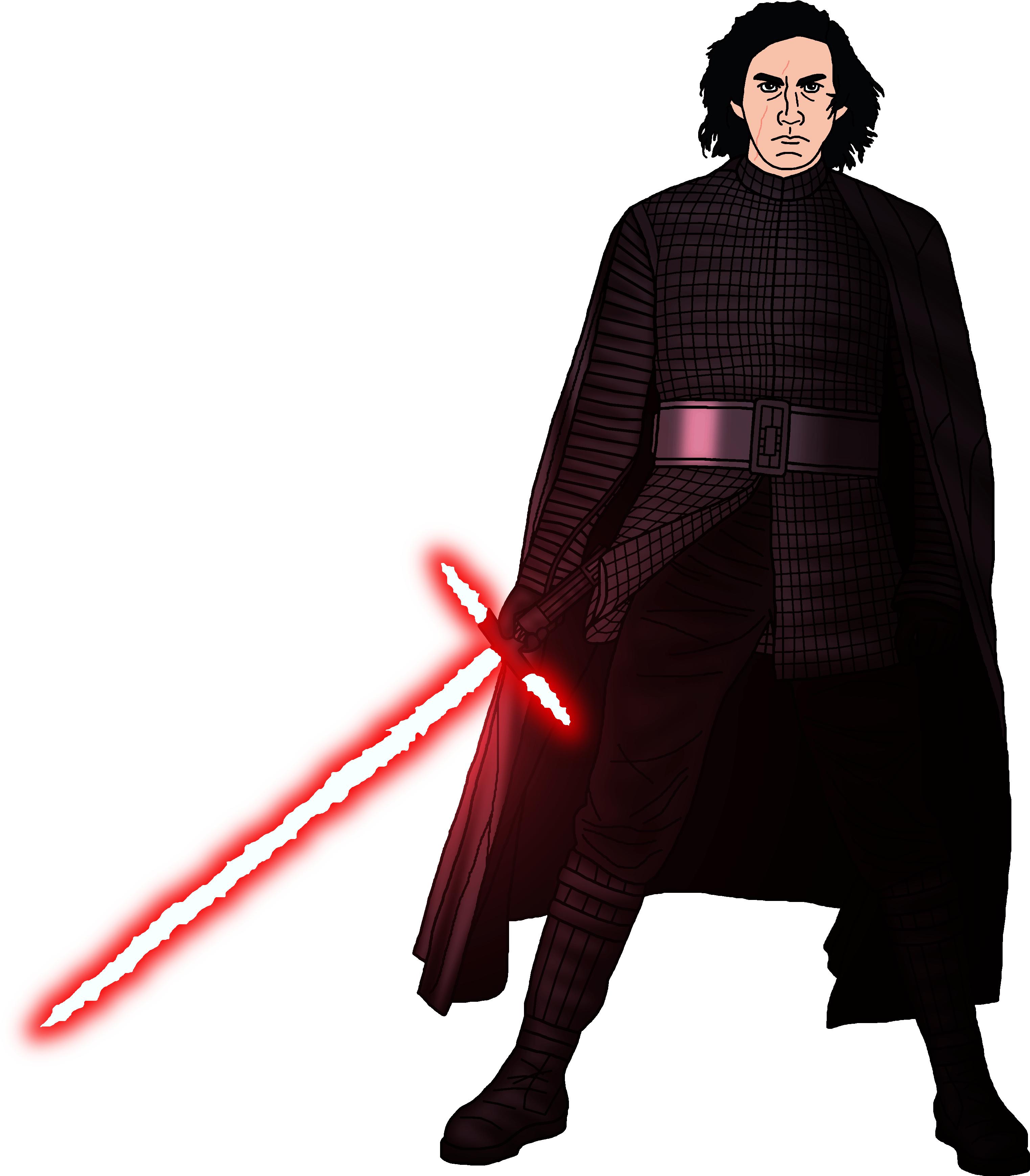 Kylo Ren Fan Art By Jones6192 - Kylo Ren Last Jedi Fan Art (3582x4262)