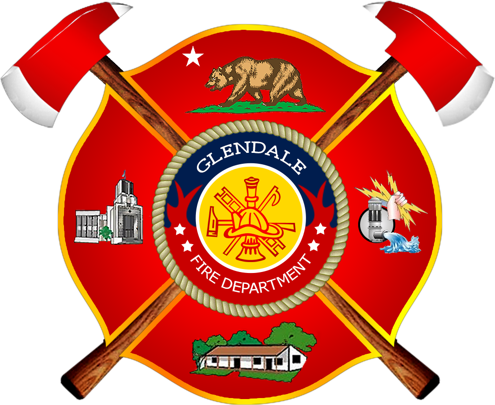 Glendale California Deadline - Glendale Fire Department Logo (1000x876)