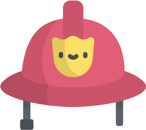 Firefighter Helmet Free Icon - Firefighter (512x512)