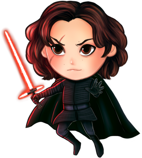 Star Wars Clipart Kylo Ren - Kylo Ren (500x596)
