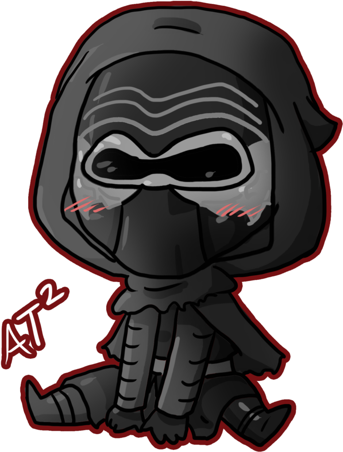 Fan Art Request Kylo Ren Chibi By Artist Squared - Kylo Ren Fan Art Chibi (1024x1280)
