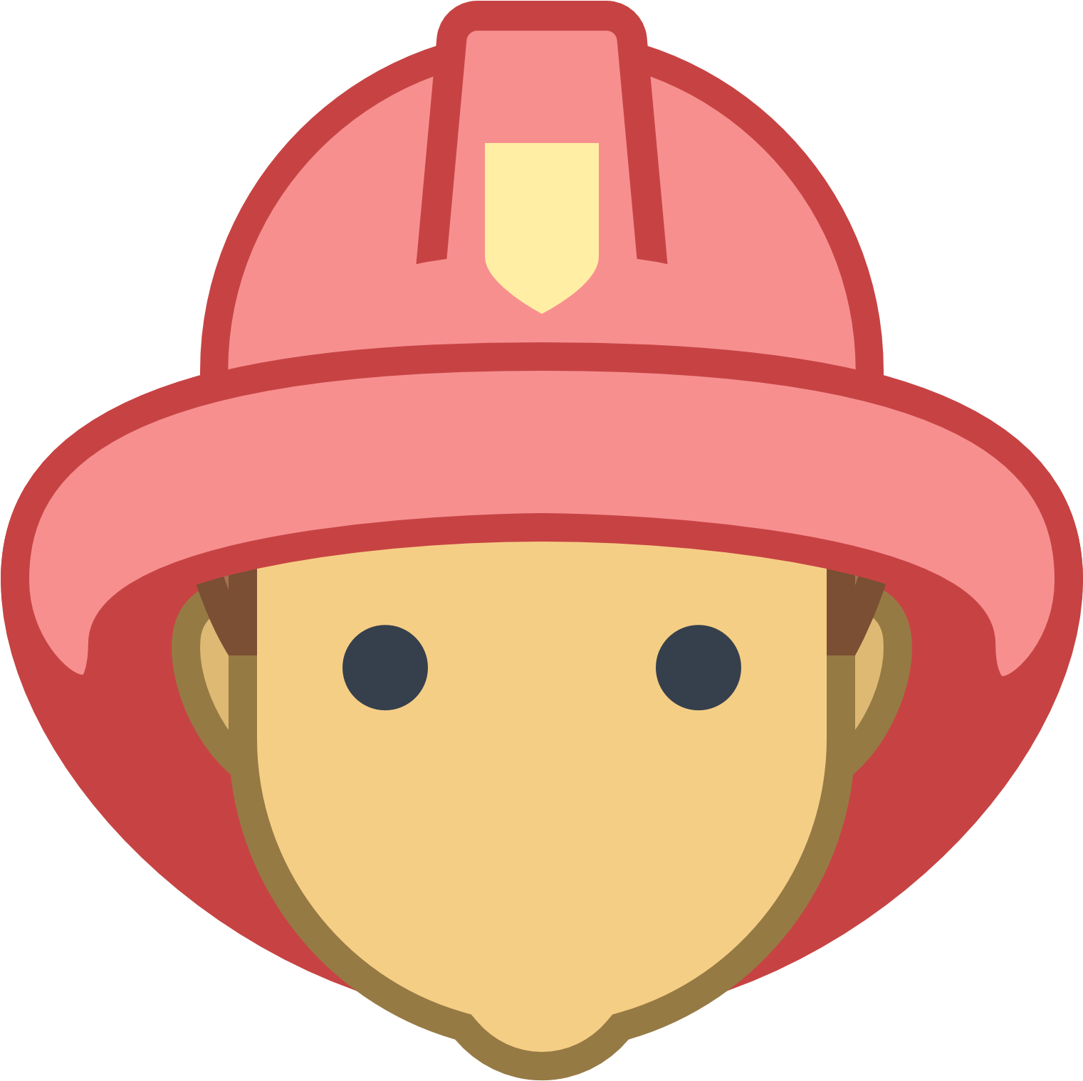Fireman Badge Clipart - Firefighter Face Clipart (1600x1600)