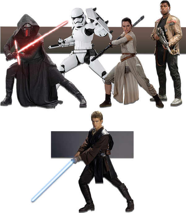 No Caption Provided - Kylo Ren Vs Anakin (600x696)