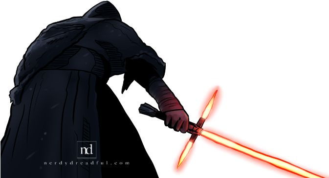 Kylo Ren Back Png (672x372)