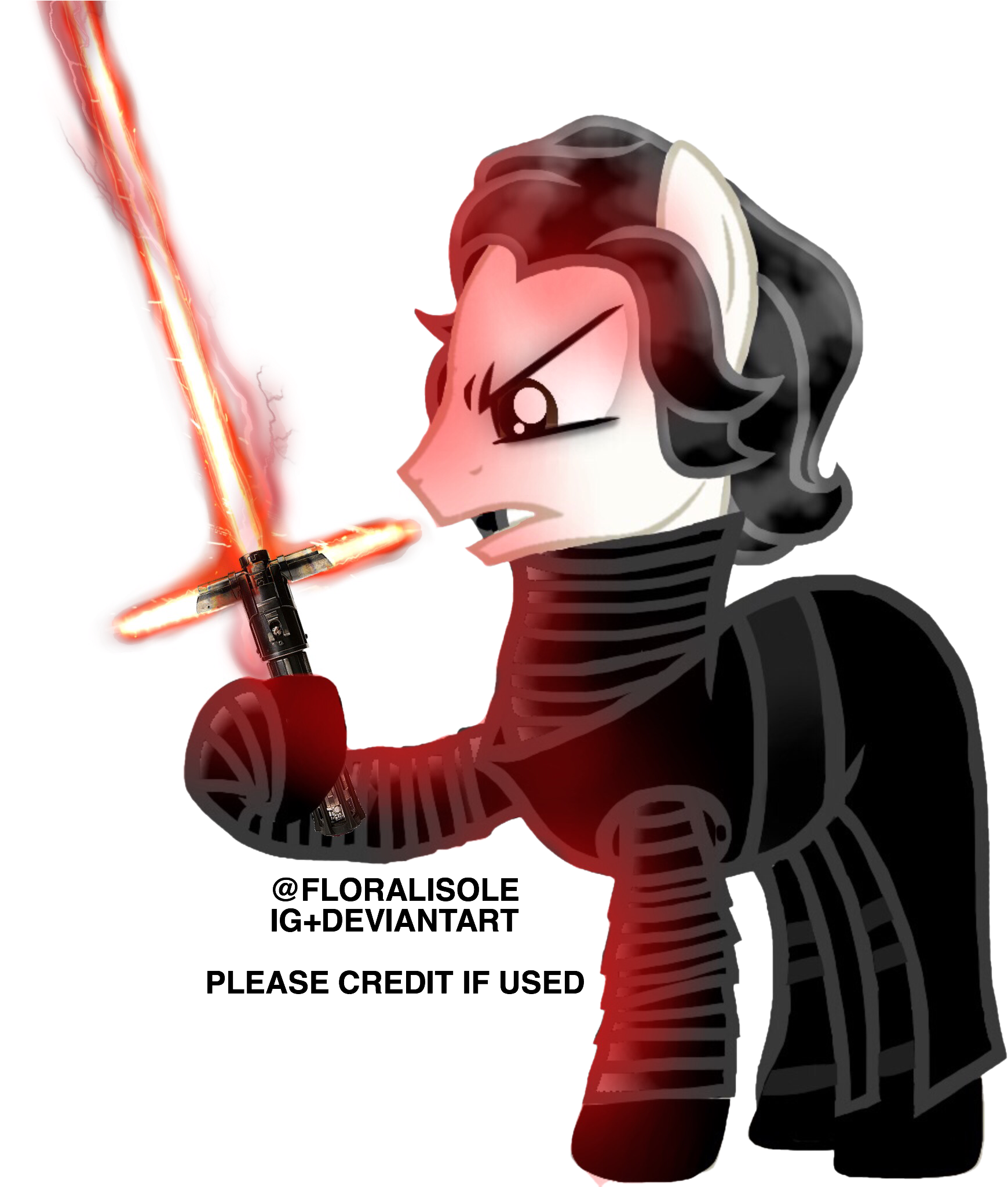 Kylo Ren Pony By Floralisole Kylo Ren Pony By Floralisole - Kylo Ren Pony (2048x2048)