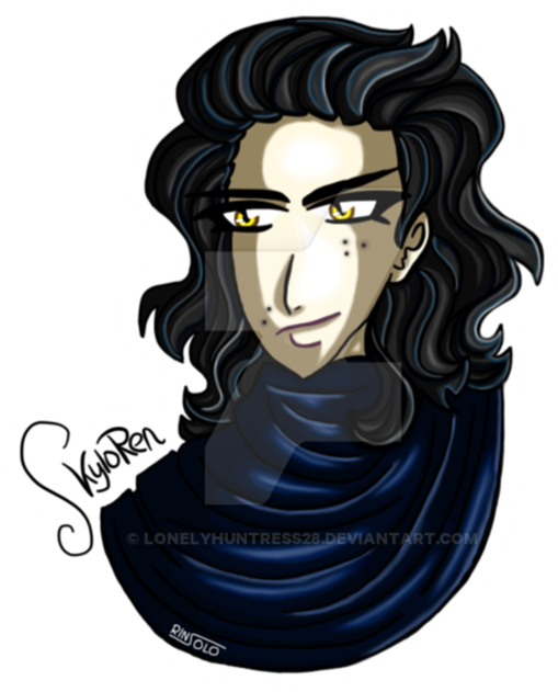 Kylo Ren Headshot By Darkprincess116 - Illustration (1191x670)