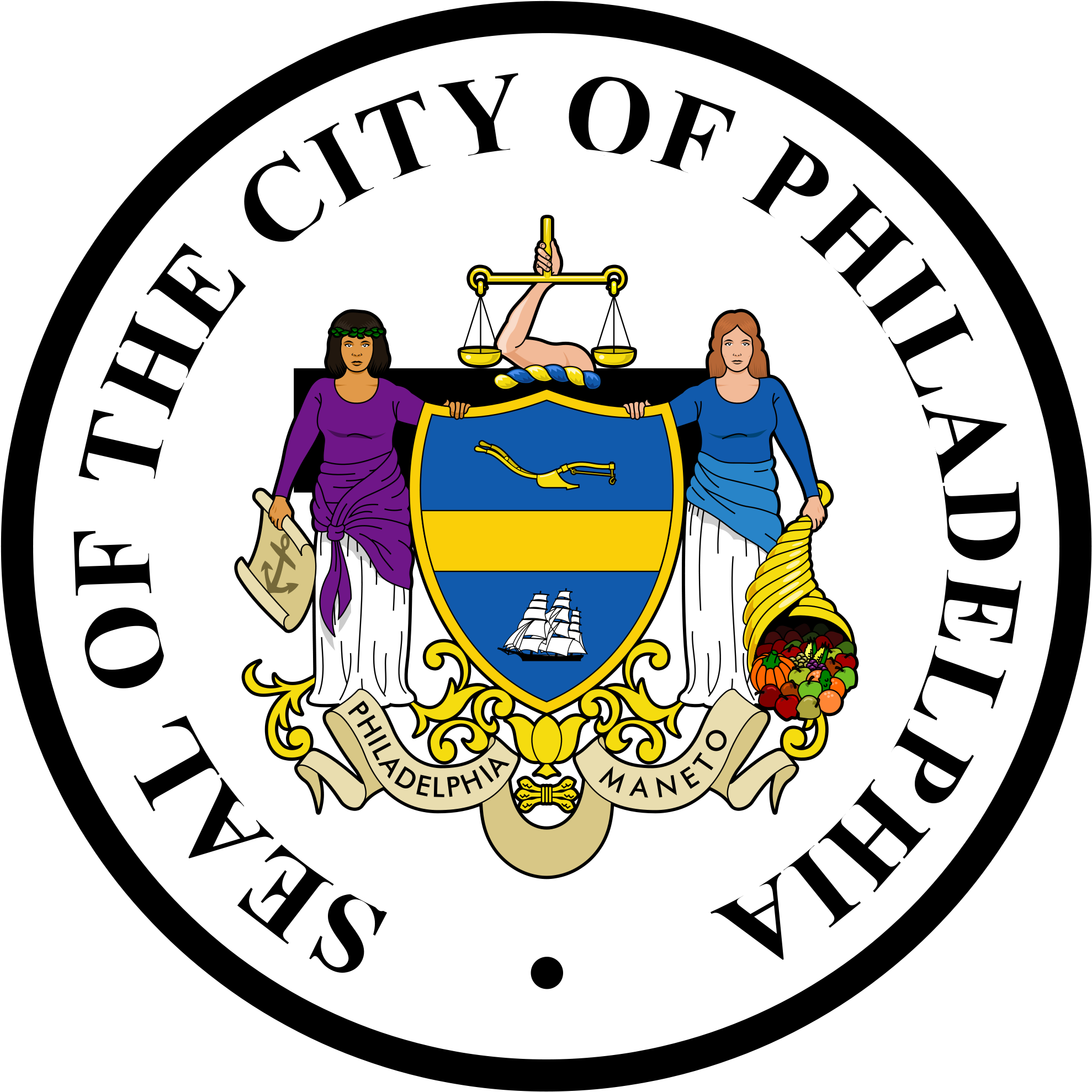 Phillies Logo Vector 4, Buy Clip Art - City Of Philadelphia Seal (2000x2000)