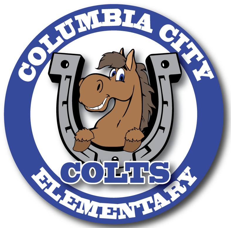 Colts Cartoon Circle - East Lincoln High School (800x800)