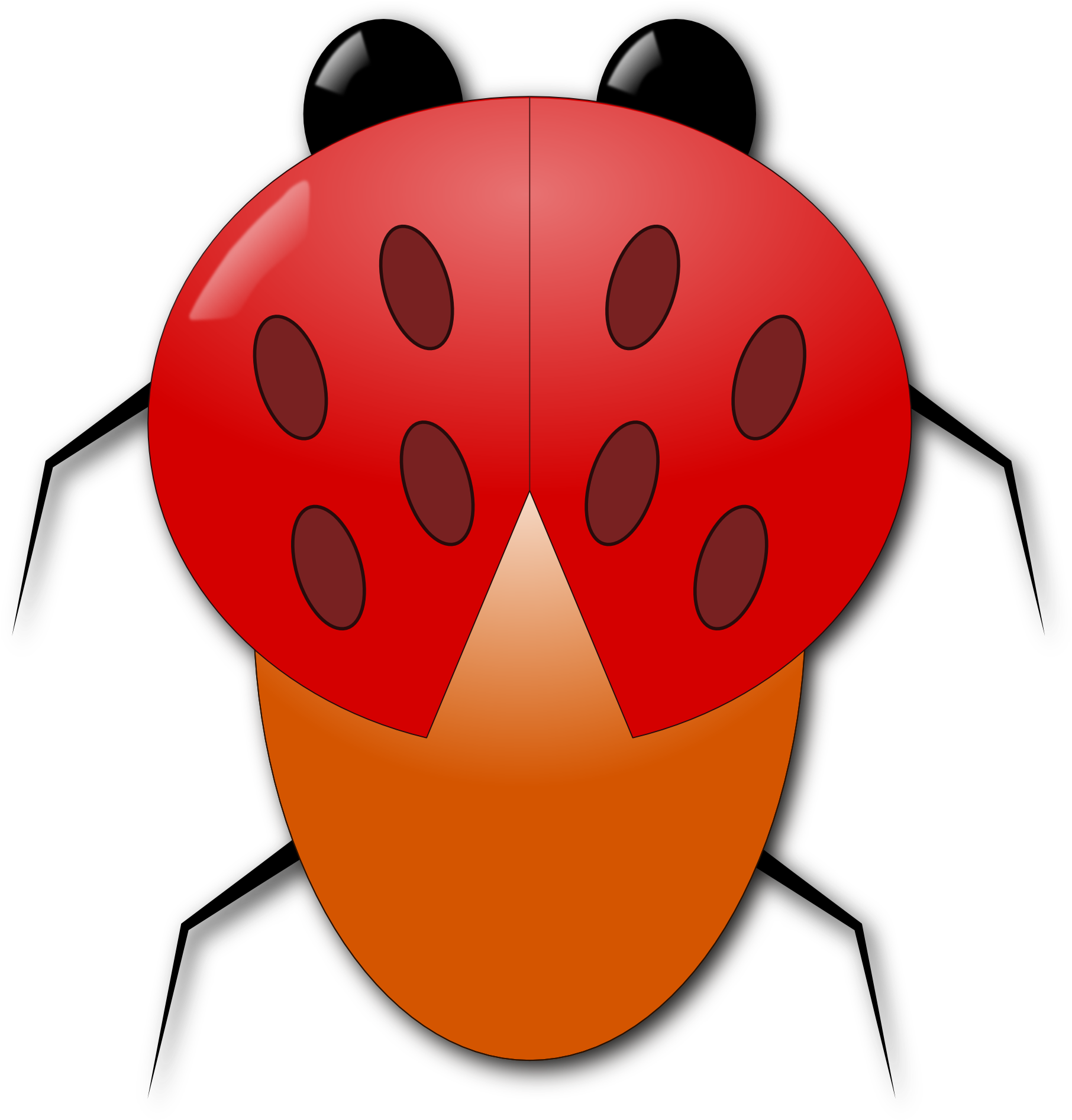 Beetle Ladybird Cartoon Clip Art - Beetle Ladybird Cartoon Clip Art (1825x1920)