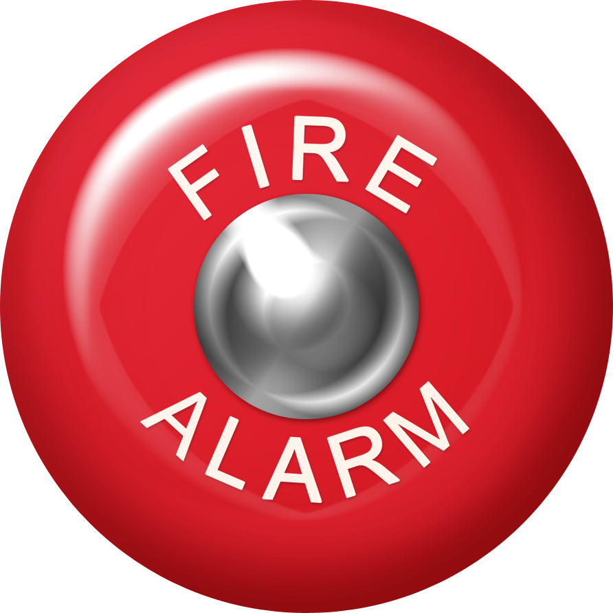 Bombeiro - Fire Alarm Clip Art (892x892)