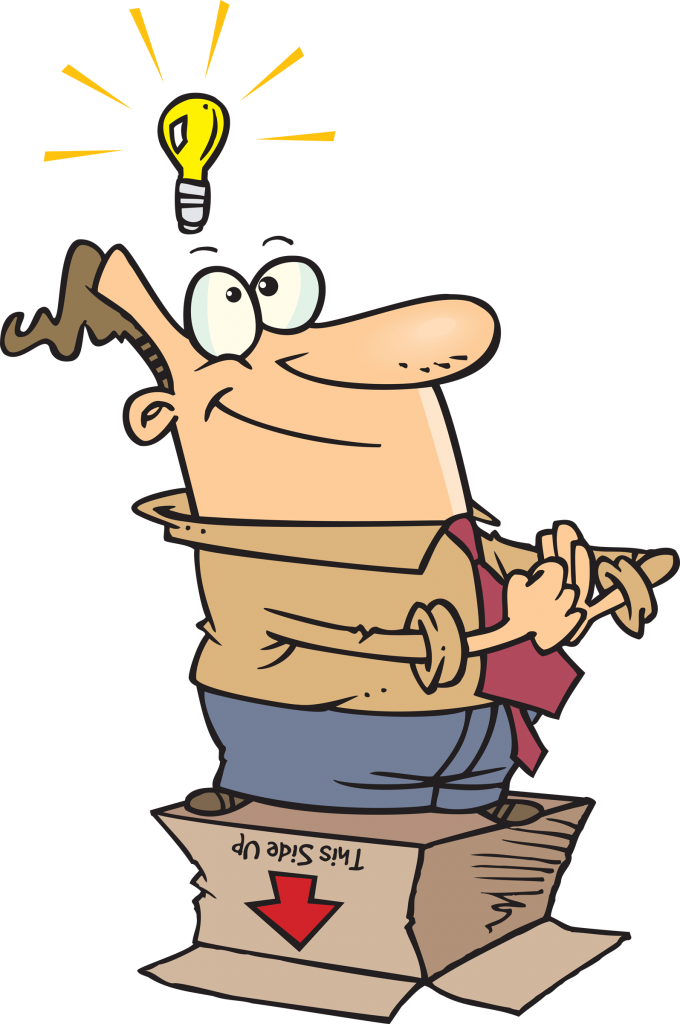 Dreaming Up A New Name For Your Business 1 - Cartoon Man Thinking (680x1024)