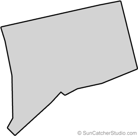 Delaware State Quilt Scroll Saw Pattern Outline Clip - Scroll Saw (514x484)