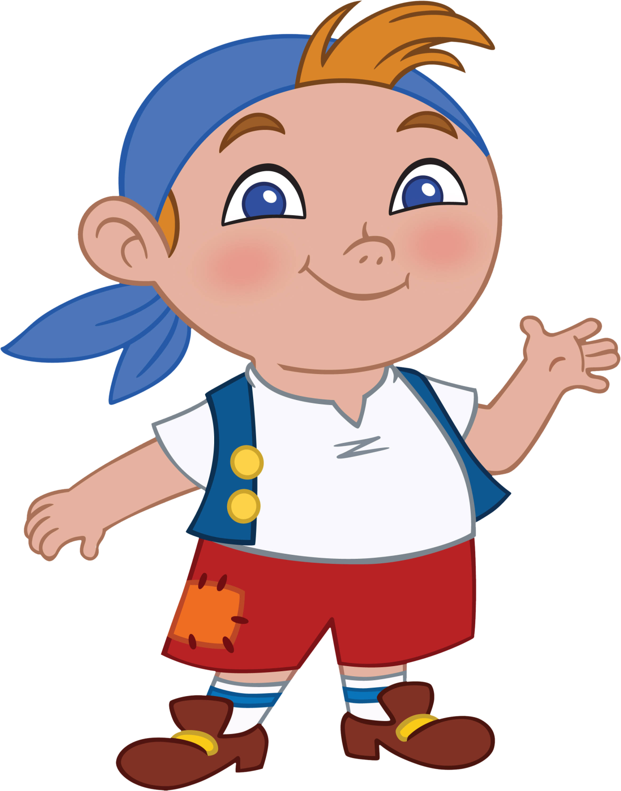 Jack E Os Piratas Da Terra Do Nunca Para Colorir - Jake And The Neverland Pirates Characters (1244x1584)