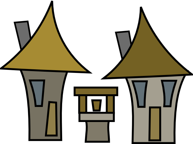 Town Clipart Transparent - Town Clipart Transparent (640x478)