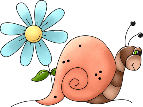 Bugs °• - ‿✿⁀° - Gifs Escargots (500x375)