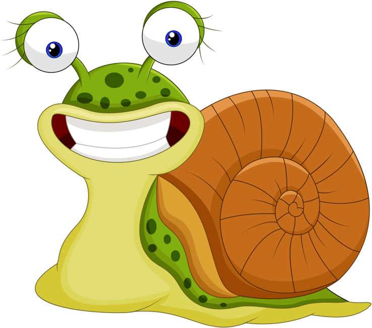 Ϧugs ‿✿⁀ - Snail Cartoon (800x671)