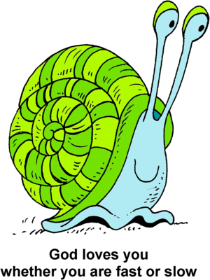 Green Snail Clipart - Slow Clipart (300x400)