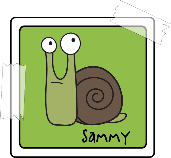 Snail Clipart Sammy - Sea Snail (544x502)