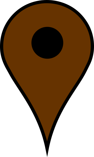 Map Pin Dark Orange Clip Art At Clker - Map Pin Dark Orange Clip Art At Clker (360x600)