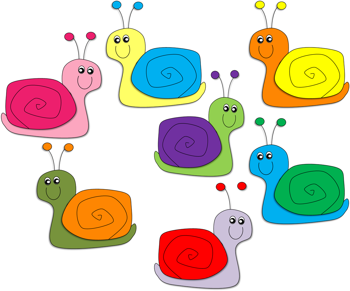 Snail Clipart Adorable - School (1225x1020)