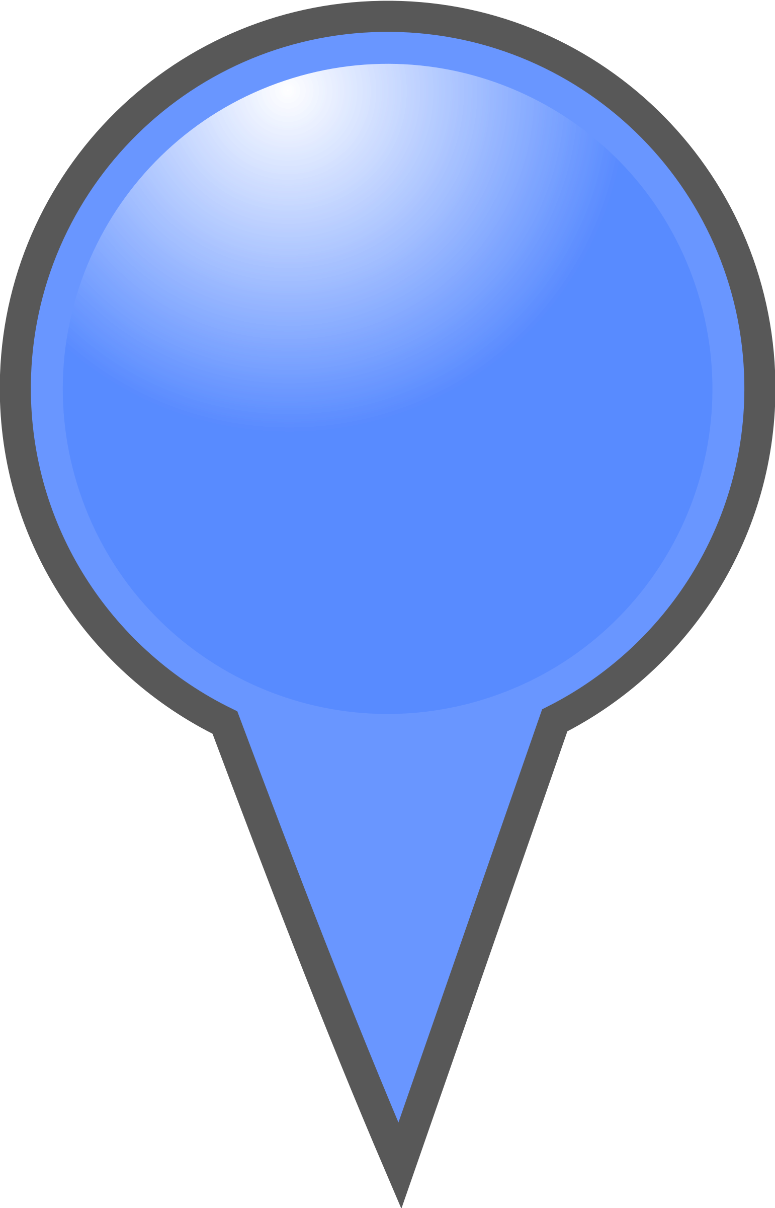 Big Image - Blue Map Marker (1541x2400)